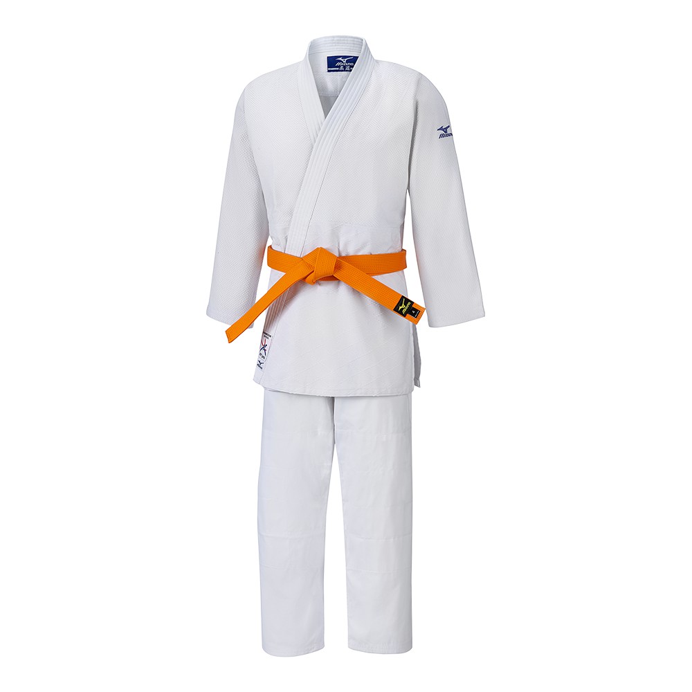 Judogis Mizuno Yuki 2 Hombre Blancas España GUHD-32468